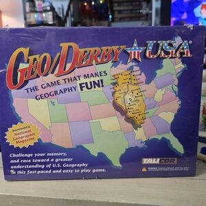 🎁 Geo Derby USA Board Game - Educational & Fun